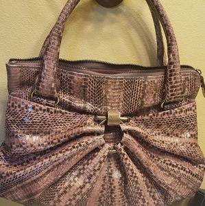 Authentic new Ferragamo snakeskin handbag